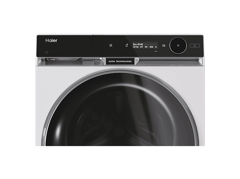 Haier HWD120-BD146397EU1 X Series 11 Waschtrockner mit Wärmepumpentechnologie (12 kg / 7 kg, 1400 U/Min., freistehend, Weiß) — Foto 3 von 5