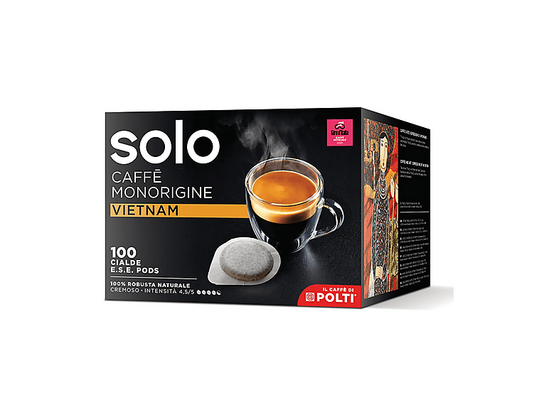 Solo Caffè in cialde E.s.e Vietnam 100 Cialde, ESE 44mm