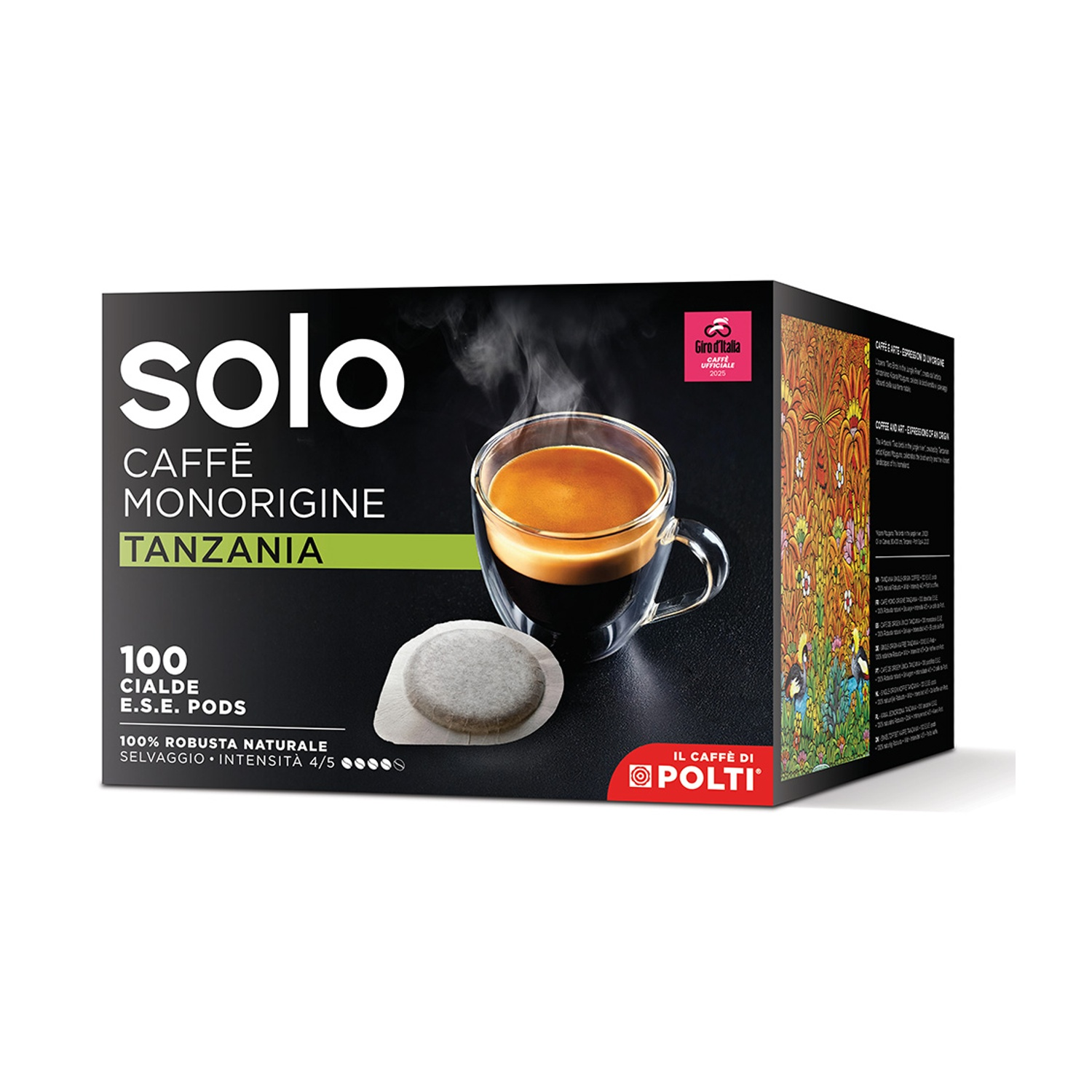 Solo Caffè in cialde E.s.e Tanzania 100 Cialde, ESE 44mm