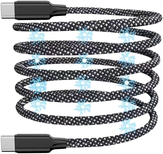 CELLECT Type-C mágneses kábel, feltekerhető, 1m, szürke (MDCU-MAG-TYPEC-GY)