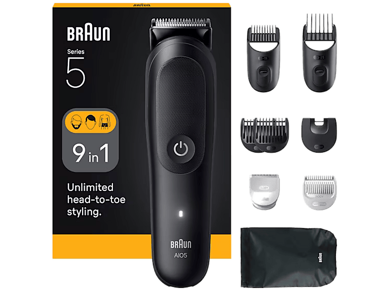 Trymer BRAUN AIO5540 Czarny