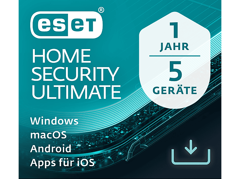 ESET Home Security Ultimate 5 Nutzer 1 Jahr