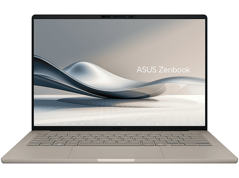 Portátil - ASUS Zenbook A14 OLED UX3407QA-QD283W Copilot+ PC, 14" WUXGA, Snapdragon® X1-26-100 45 TOPS, 32GB RAM, 1TB SSD, Adreno™ GPU, W11