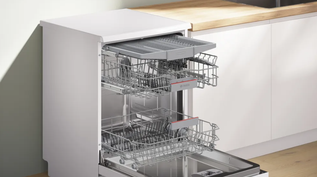 Diagrama con números que señalan diferentes partes de un refrigerador.