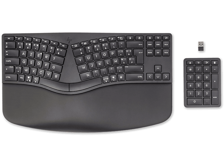 Clavier sans fil ergonomique HP 960 Noir