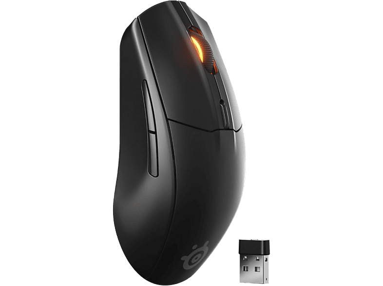 Ratón gaming - SteelSeries Rival 3 Wireless Gen 2, 2,4GHz / Bluetooth, 18000 ppp, Negro