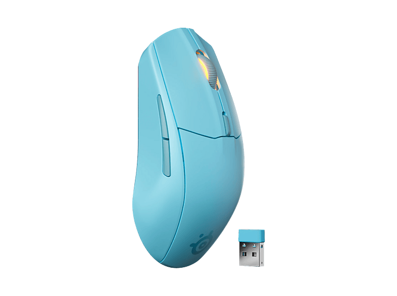 SteelSeries Rival 3 Wireless Gen 2, 2,4GHz / Bluetooth, 18000 ppp, Aqua