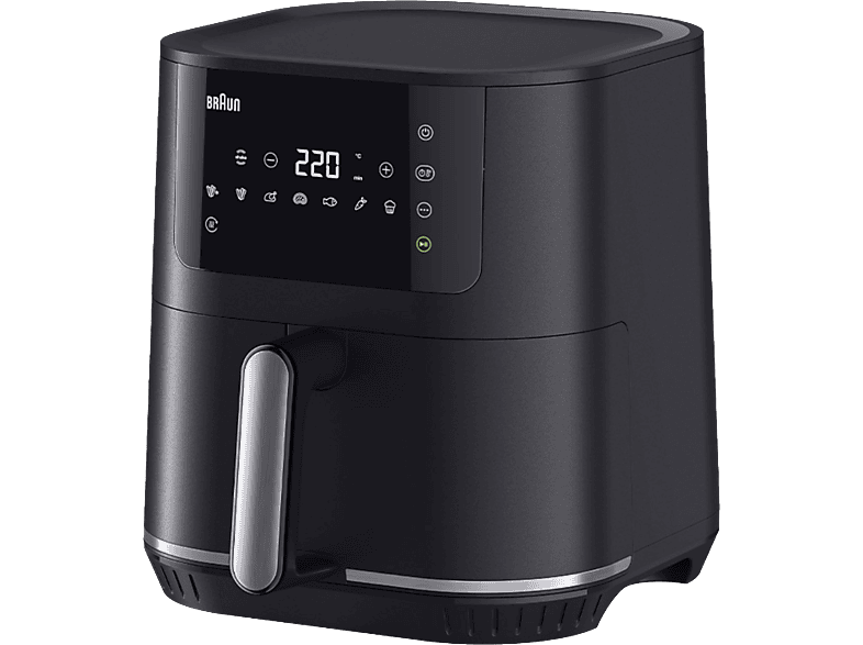 Freidora - Braun MultiFry 5 HF5030, 1700 W, 6 l, Negro Mate