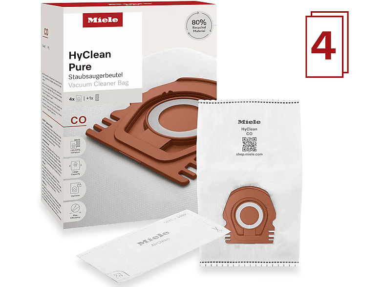 Worek do odkurzacza MIELE Co HyClean Pure (4 sztuki) – zdjęcie 2