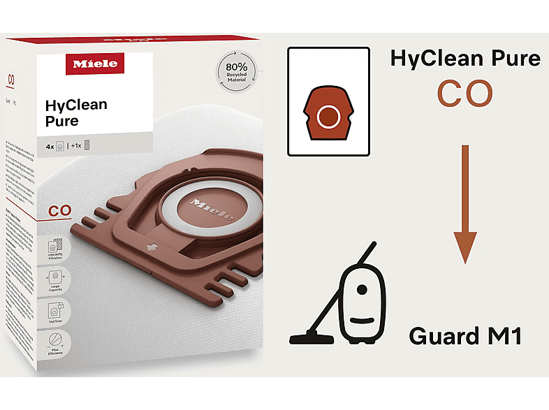 Worek do odkurzacza MIELE Co HyClean Pure (4 sztuki) – zdjęcie 3