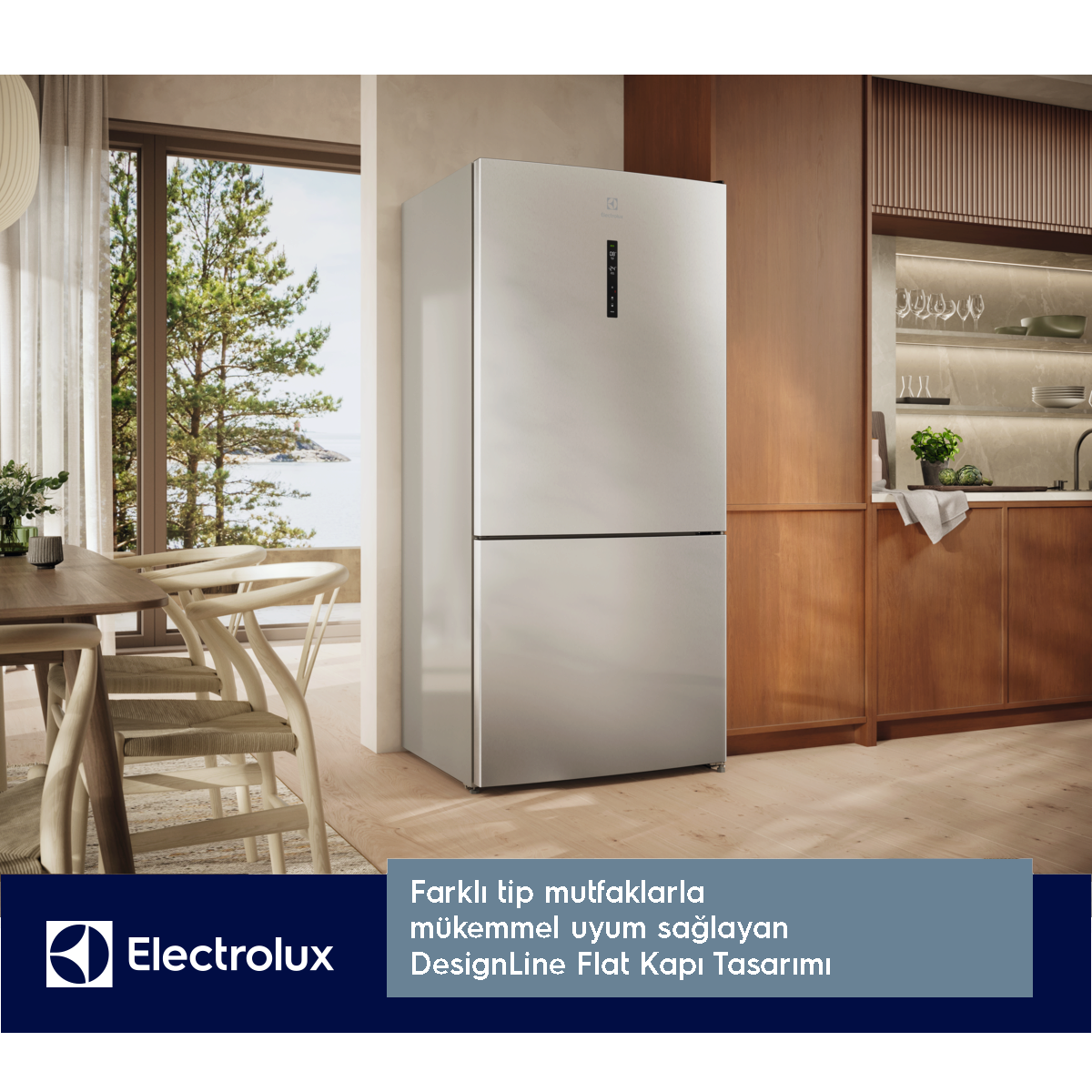 ELECTROLUX LNT7MD58X D Enerji Sınıfı 588 L TwinTech No-Frost