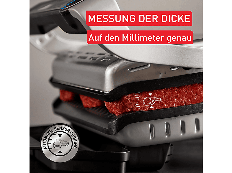 Tefal GC727D OptiGrill+ XL, Intelligenter Kontaktgrill, Farbindikator, 2000 Watt — Foto 2 von 5
