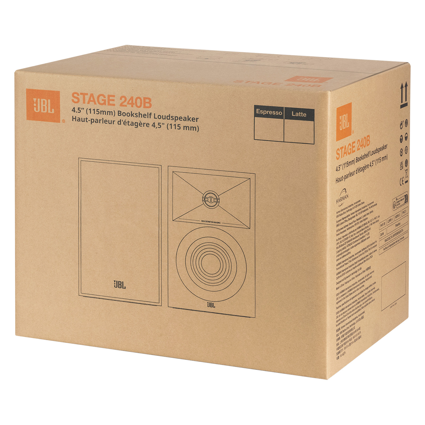 JBL Stage 240B Raf Tipi Hoparlör Çift Beyaz Fiyat & Özellik