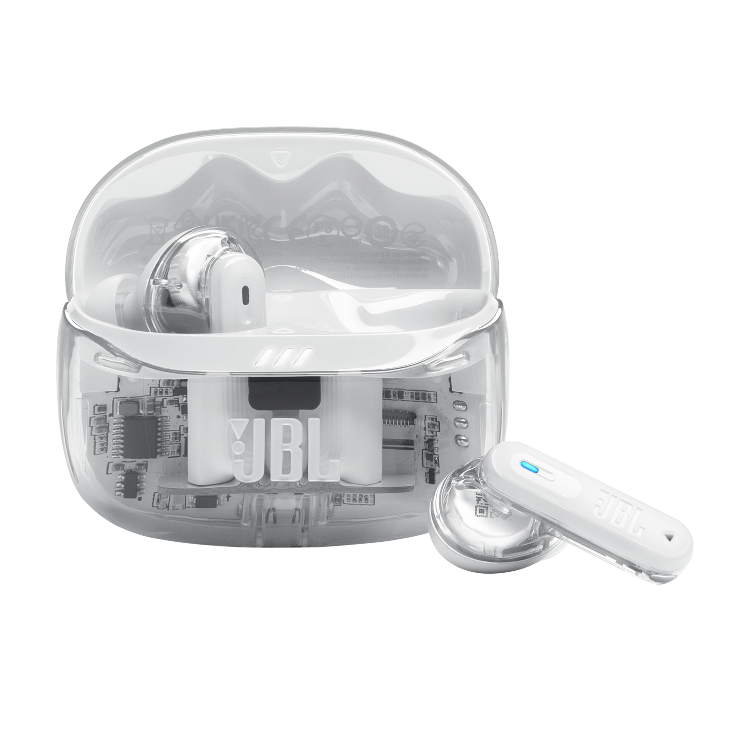 JBL Tune Beam 2 - Ghost Edition White (jbltbeam2 Gwht) Oordopjes Wit afbeelding