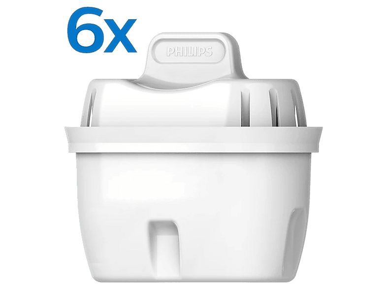 Wkład filtra PHILIPS Micro X-Clean Softening+ AWP230P6/58 6szt. Biały
