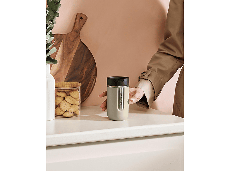 Nespresso Travel Mug Sage Green, Thermobecher, Isolierbecher, Auslaufsicher, 300ml; Travel Mug, Thermobecher — Foto 4 von 5