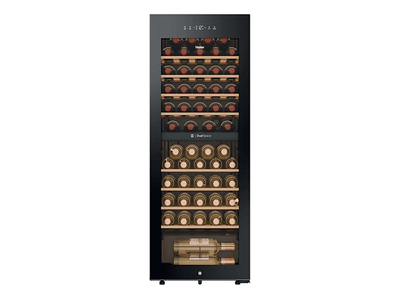 HAIER HWS56GDG Weinkühlschrank (EEK G, Schwarz)