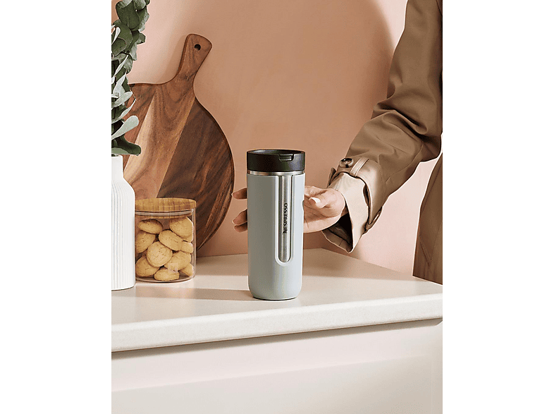 Nespresso Travel Mug Smokey Blue, Thermobecher, Isolierbecher, Auslaufsicher, 540 ml — Foto 4 von 5