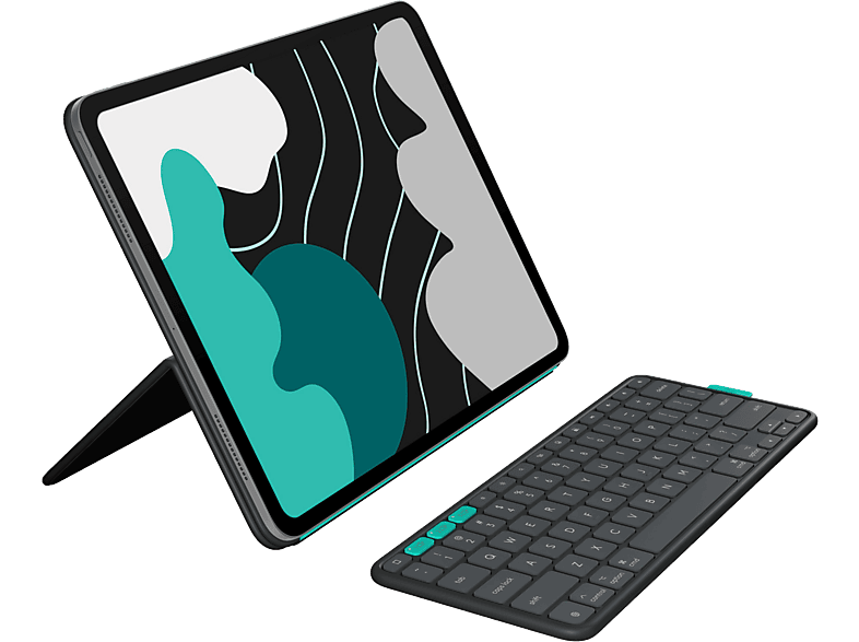 Etui z klawiaturą LOGITECH Flip Folio do iPad Pro 13 cali (M4) i Air (M2 M3) Grafitowy