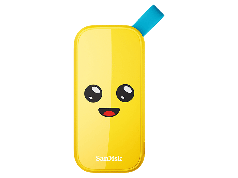 SANDISK Fortnite® Peely™ Edition USB-Stick, 1 TB SSD, extern, Mehrfarbig