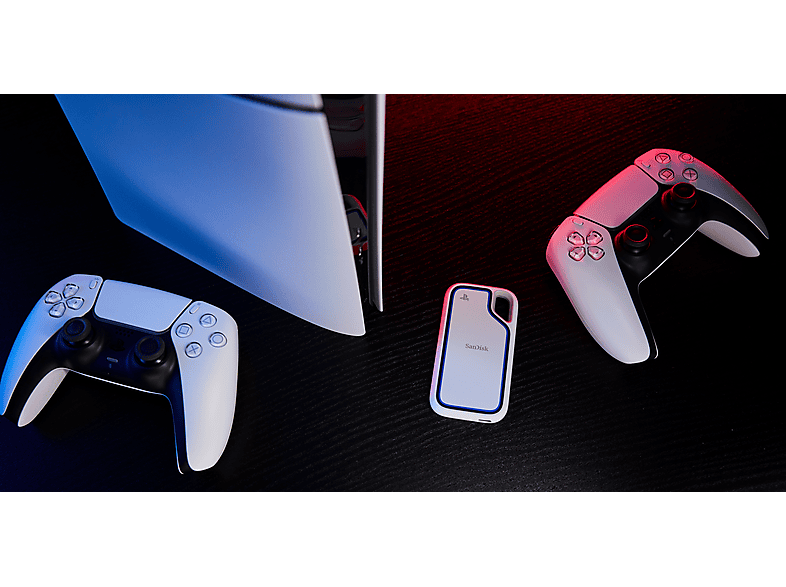 Thumbnail - SANDISK Extreme® für PlayStation®5 und PC SSD, 2 TB extern, Weiß
