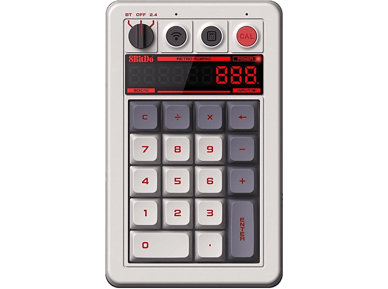 Klawiatura numeryczna 8BITDO Retro 18 N Szary