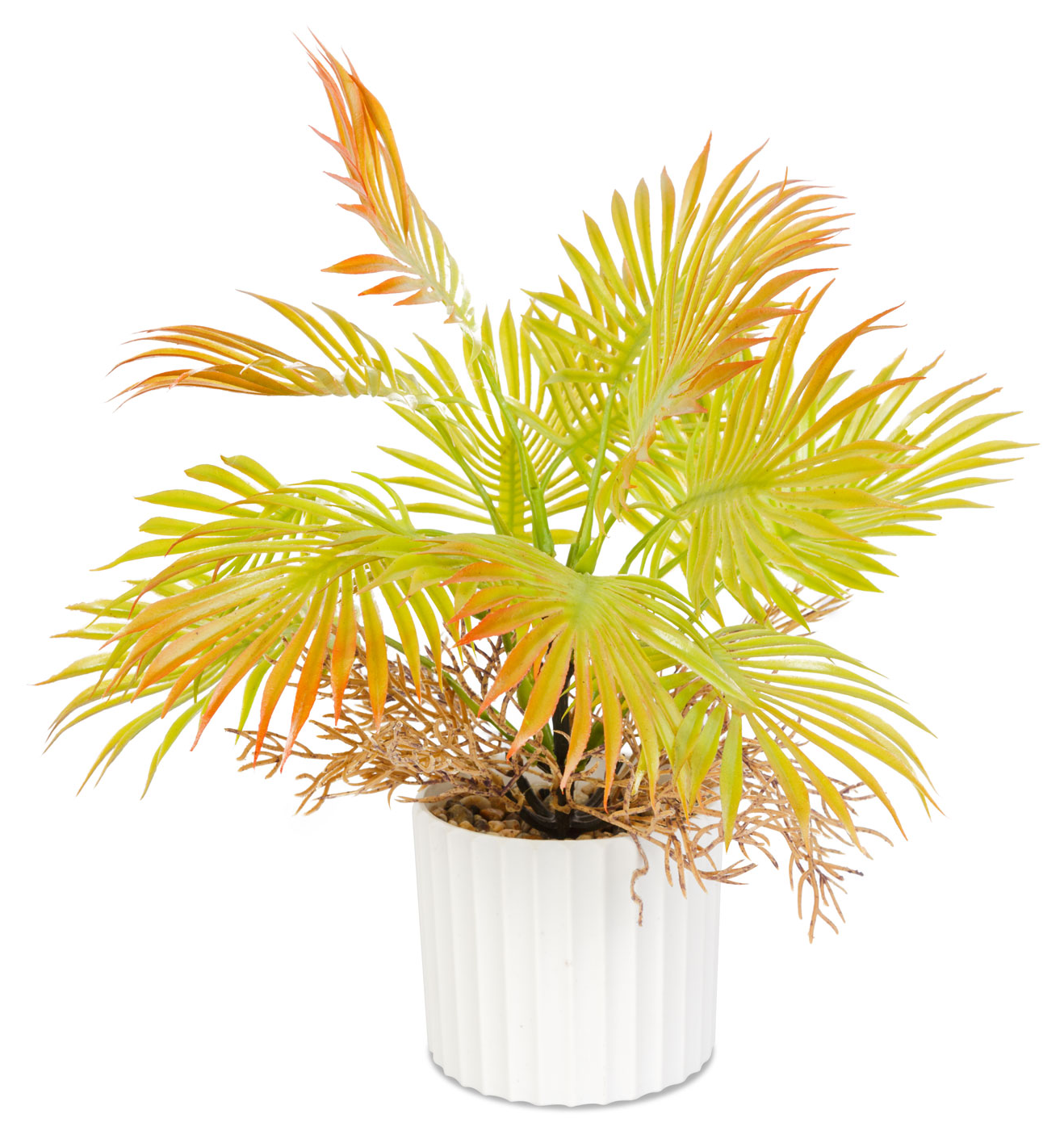 VOG & ARTHS Műnövény dekoráció, műpálma, 22 x 8.5 cm (11887)