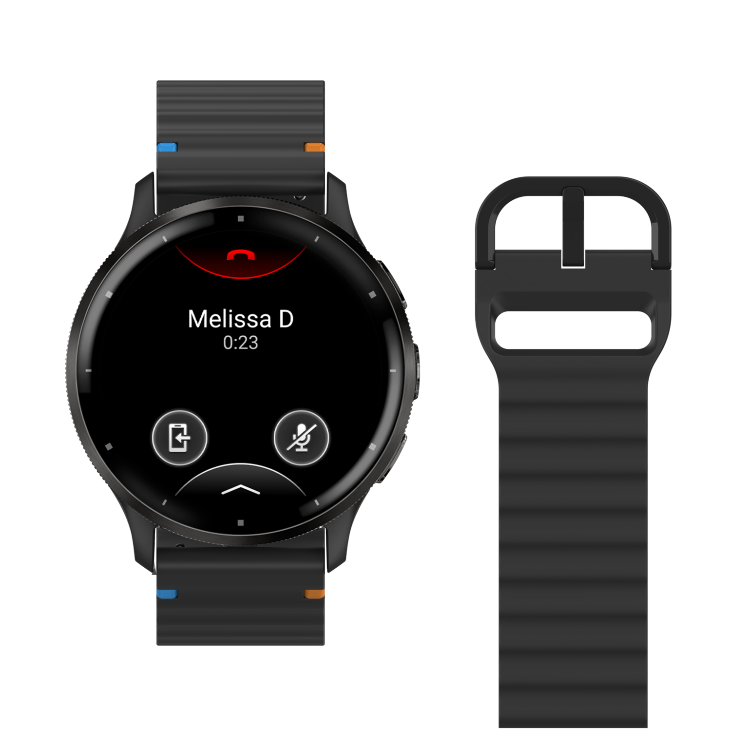 JUST IN CASE ActiveFlex Garmin Venu 3 Horlogebandje Zwart afbeelding
