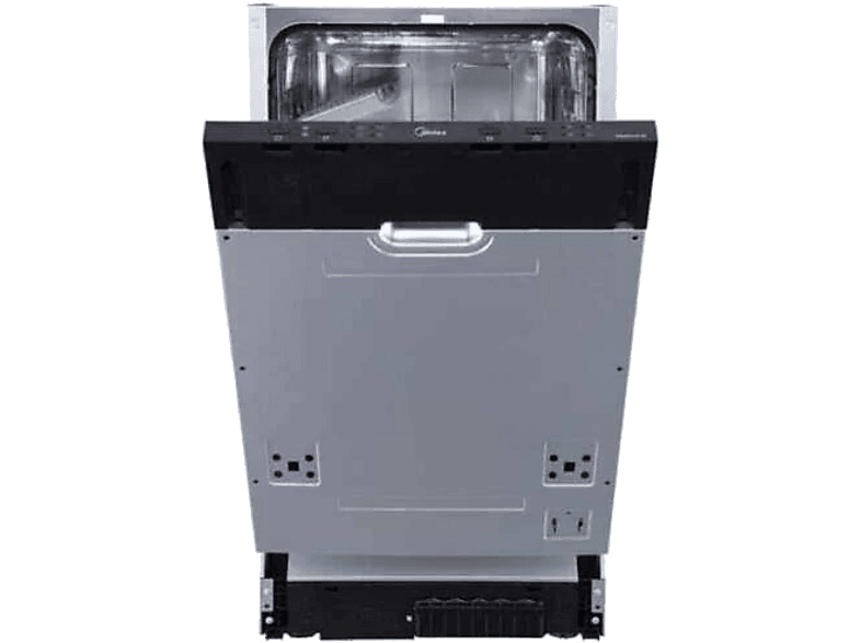 Lavavajillas integrable - Midea MID45S120-ES, 10 Servicios, 4 Programas, 44.8 cm, Media Carga, Filtro Antibacterias, Sin panelar