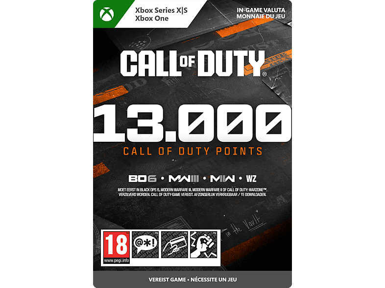 Call of Duty 13 000 points