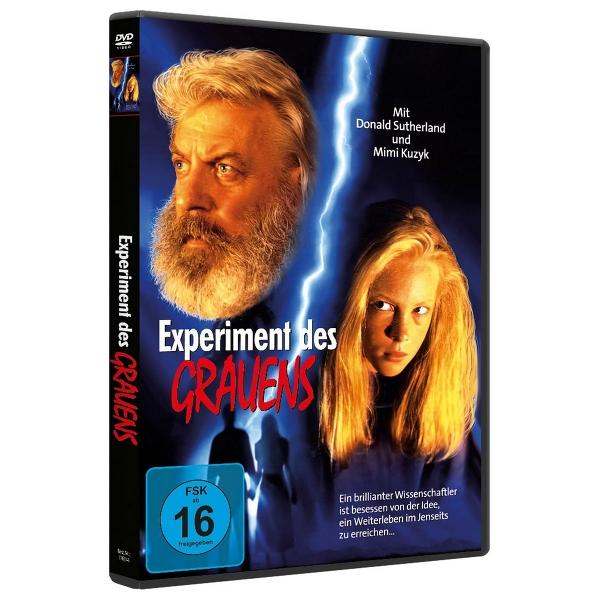 DVD-Cover: Älterer Mann und junges Mädchen mit Blitz. Deutscher Titel.