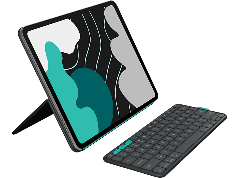 Logitech Flip Folio iPad Pro (2024) / iPad Air (2025) 13 inch Toetsenbord Hoes AZERTY