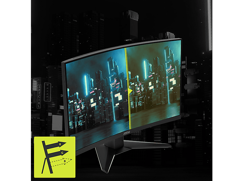 Thumbnail - MSI MAG 244CDE 23,6 Zoll Full-HD Curved Gaming Monitor 1 ms Reaktionszeit 180 Hz
