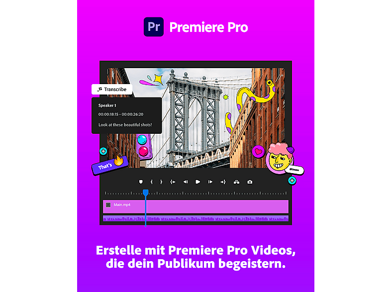 Thumbnail - Adobe Creative Cloud Pro STE 1Y Subscription - [Multiplattform]
