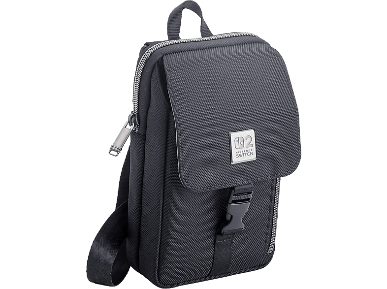 NACON Nintendo Switch 2 Game Traveler Deluxe Crossbody Bag Vertical Umhängetasche, Schwarz