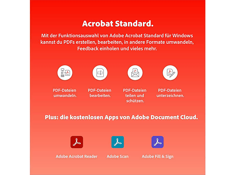 Thumbnail - Adobe Acrobat Standard 2020 1 Jahr Subscription Windows - [Multiplattform]