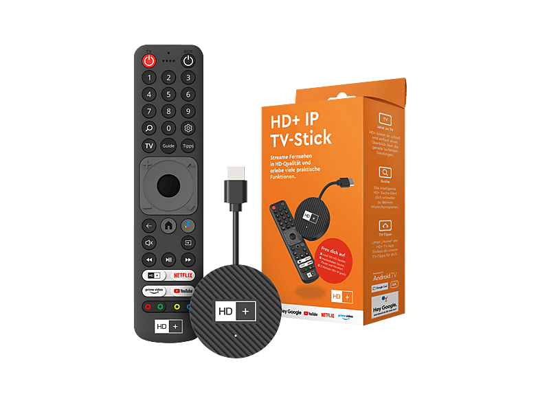 HDPLUS HD+ IP TV-Stick 32 GB, Schwarz