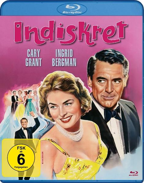 Blu-ray-Cover: Cary Grant, Ingrid Bergman. Titel: Indiskret.