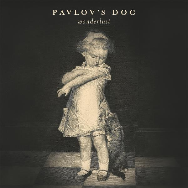 Albumcover eines Kindes neben einer Katze, Text: PAVLOV'S DOG, wonderlust.