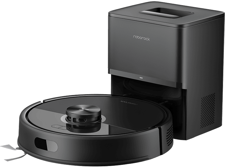 Roborock Q7 TF+ Saugroboter mit Wischfunktion (Schwarz, Laufzeit: 150 min, mit Absaugstation)