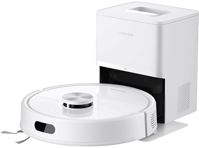 Roborock Q7 TF+ Saugroboter mit Wischfunktion (Weiß, Laufzeit: 150 min, mit Absaugstation)