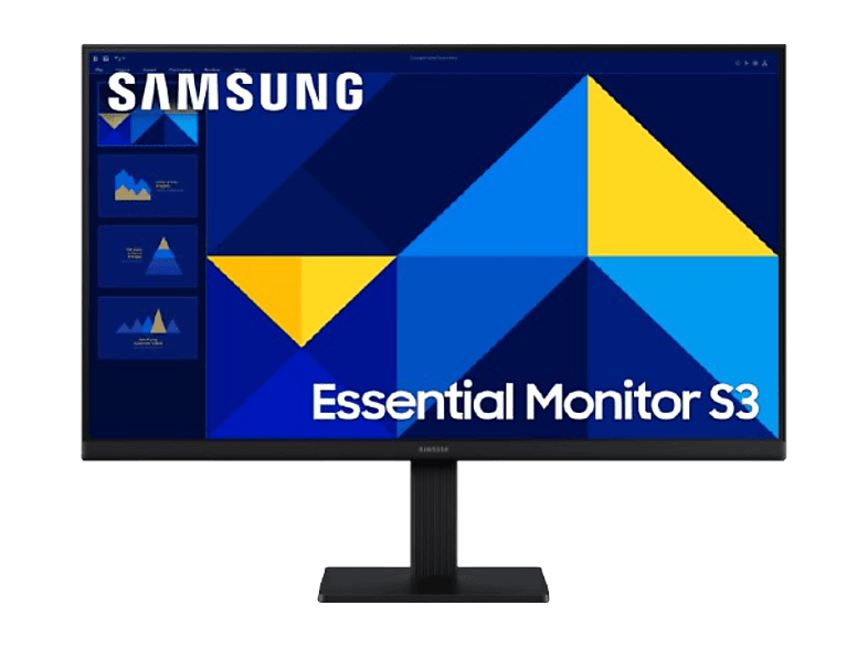 Monitor - Samsung LS24D300GAUXEN, 24" Full-HD, 100 Hz, 5 ms, LCD, Negro