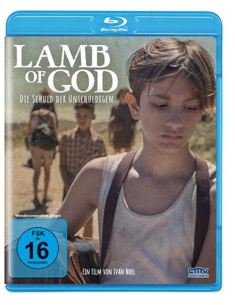 Blu-ray Cover für "Lamb of God" mit einem Jungen im Vordergrund.