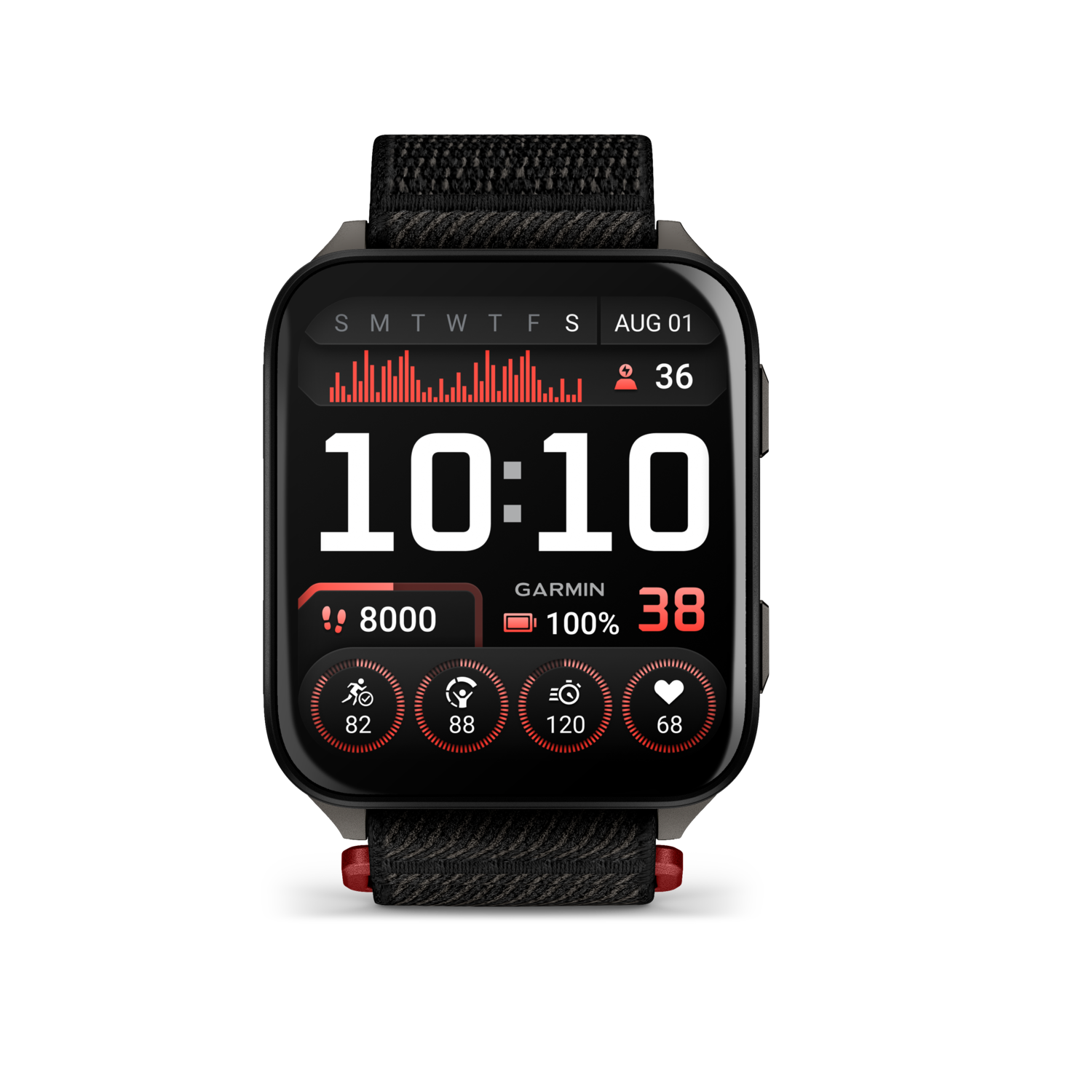 Garmin Venu X1 Saffierglas Smartwatch Titanium Zwart