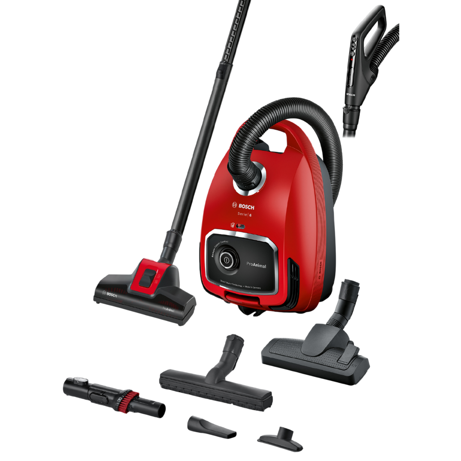 Bosch Serie 6 Bgl6pet3 Stofzuiger Met Zak Rood