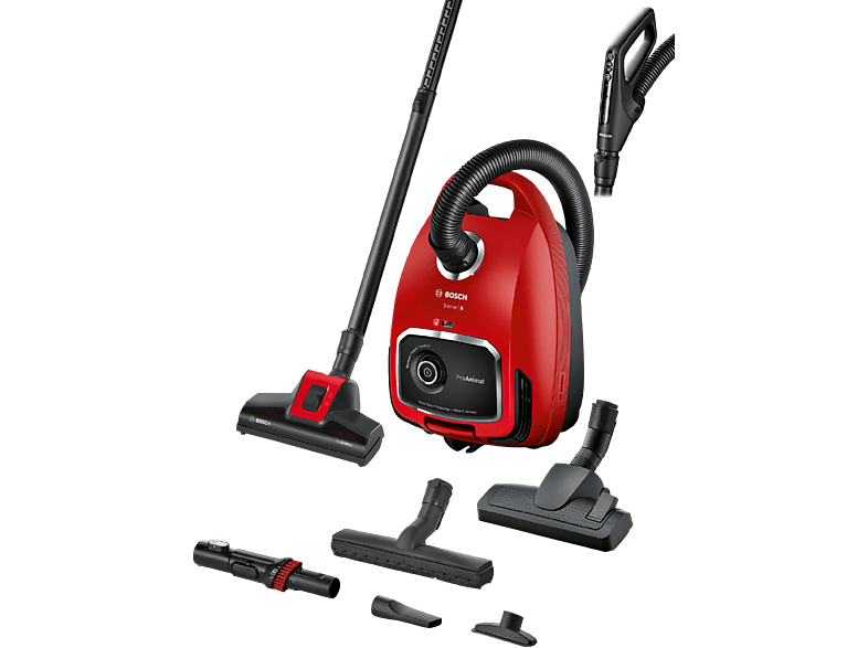 Bosch Serie 6 Bgl6pet3 Stofzuiger Met Zak Rood afbeelding