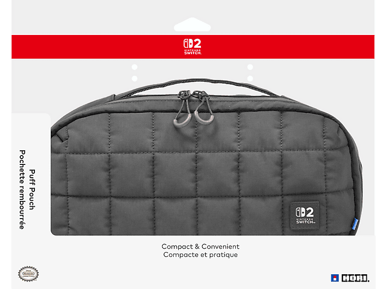 Hori NSX-019E Puff Pouch Czarny do Nintendo Switch 2 – zdjęcie 2