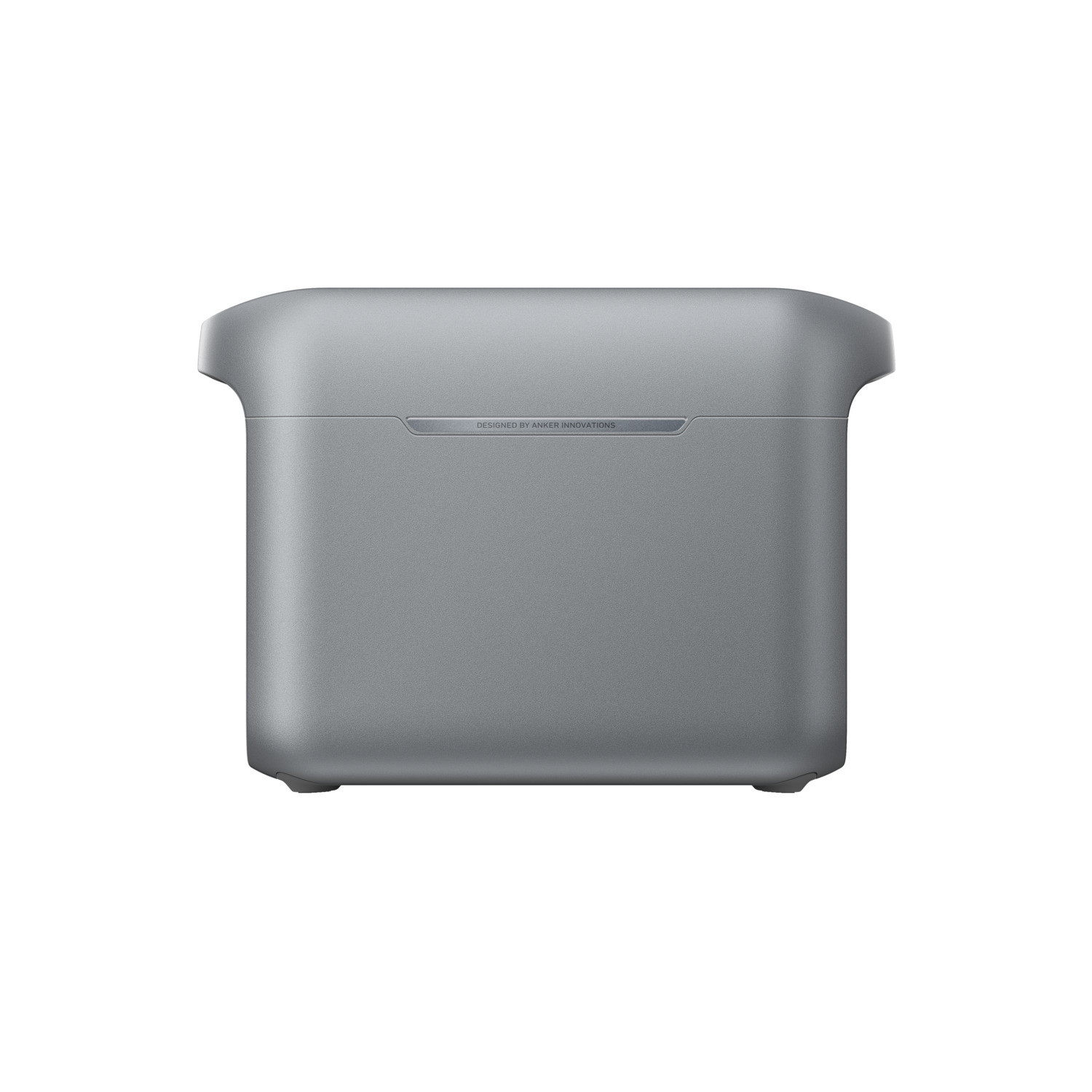 A gray Anker Innovations case, rectangular shape, with rounded top corners. The background is white.