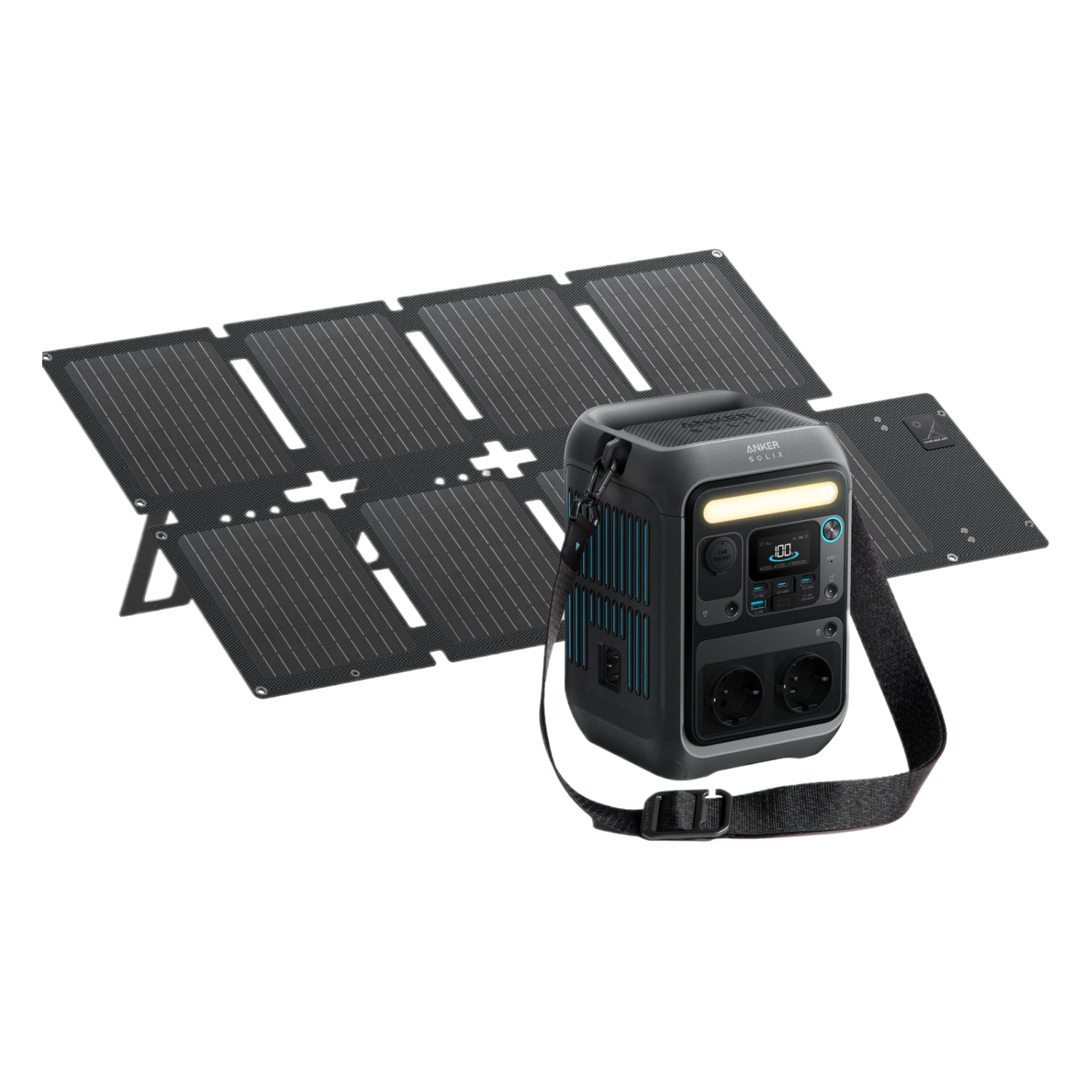 Anker Solix C300x Plus PS60 Portable Zonnepaneel