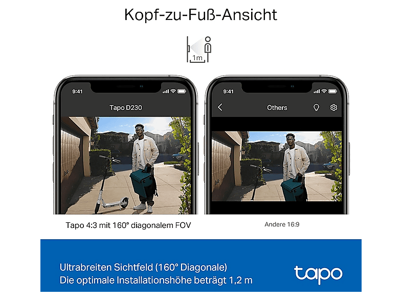 Thumbnail - TAPO D230S1 Smarte Batterie Videotürklingel KIT, Weiß